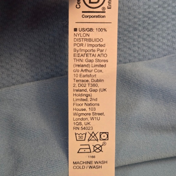 Athleta Momentum 1/2 Zip Solid Pullover Light Blue M Activewear Performance NWOT - Picture 8 of 9